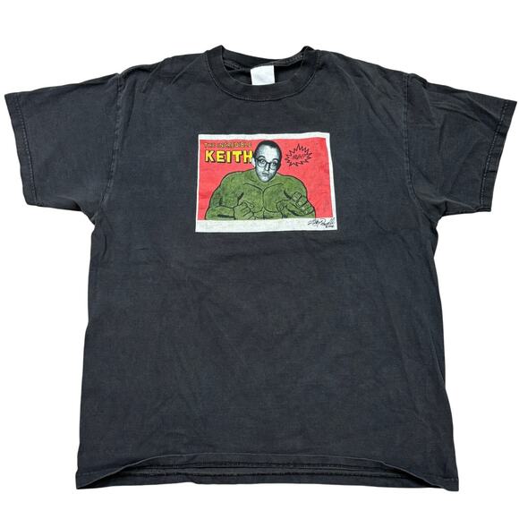 Rare Vintage 2002 Keith Haring Ricky Powell Shirt Men's Large - Picture 1 of 11